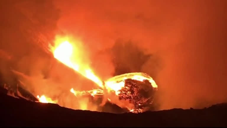 Vídeo: Vulcão Kilauea entra em erupção no Havaí