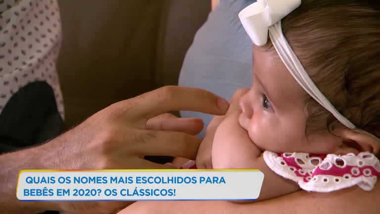 Vídeo: Miguel e Helena são os nomes mais escolhidos para bebês em 2020
