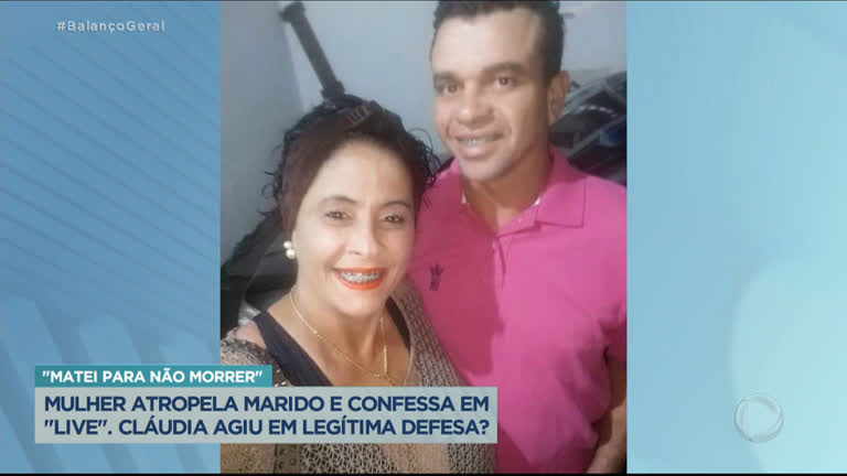 Vídeo: Mulher que matou marido atropelado confessa crime e alega legítima defesa
