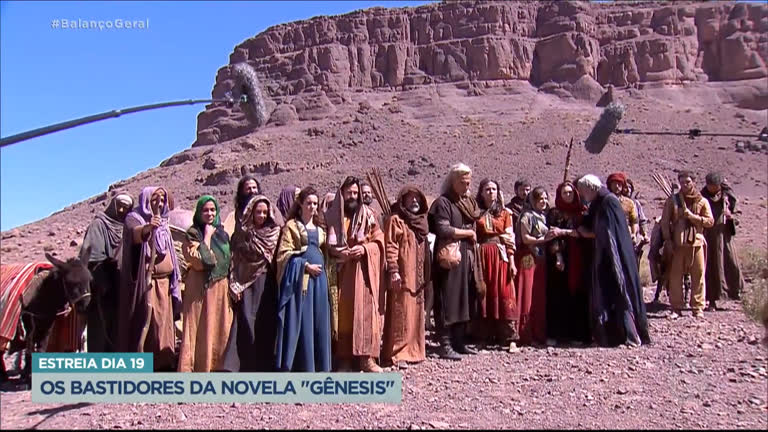 Record TV divulga fotos de bastidores da novela Gênesis