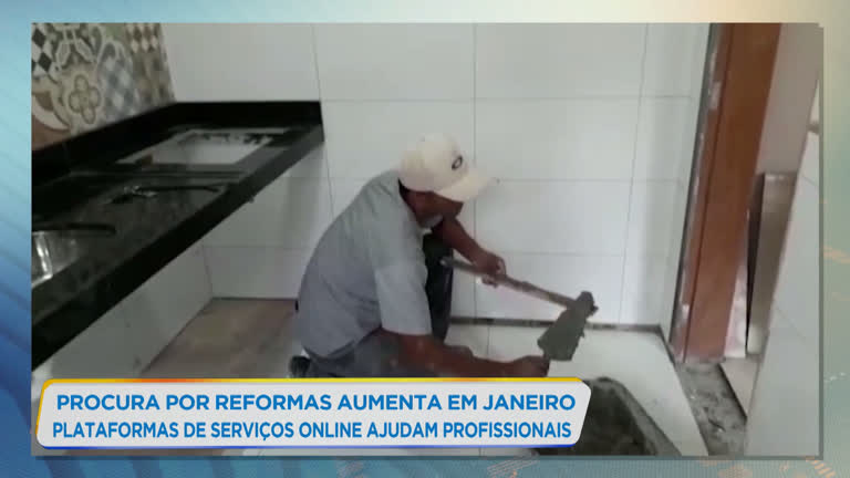 Vídeo: Plataformas de serviços online ajudam profissionais em reformas