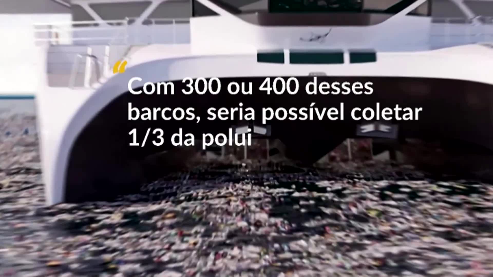 Vídeo: ONG cria barco para coletar e reciclar lixo plástico dos oceanos
