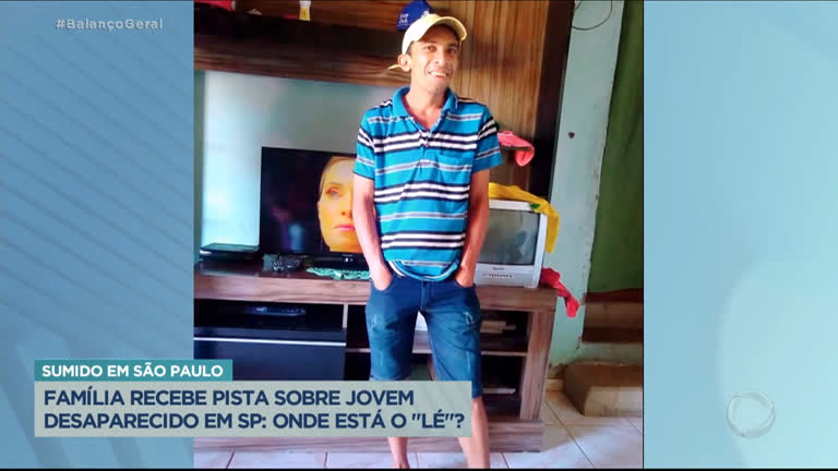 Vídeo: Família recebe pista sobre jovem desaparecido em São Paulo