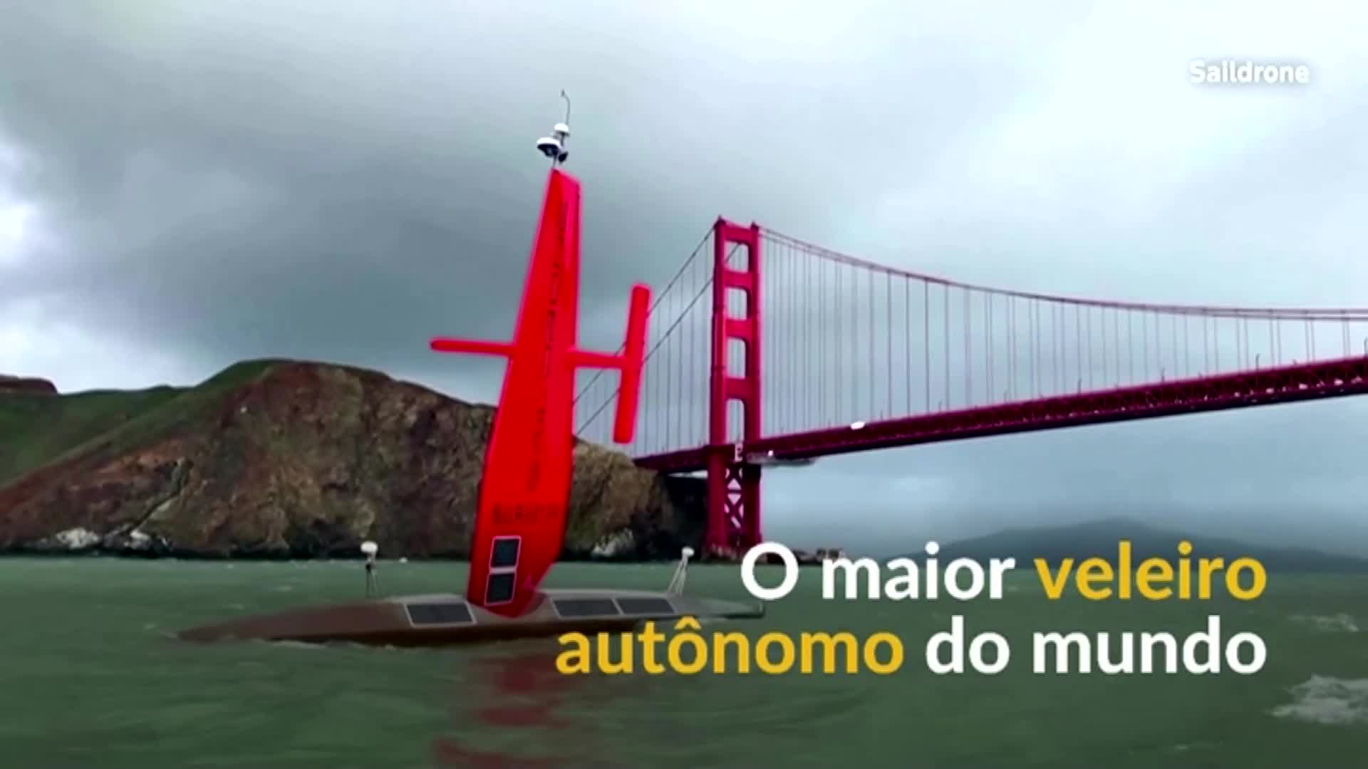 Vídeo: Maior barco autônomo de pesquisa do mundo inicia testes
