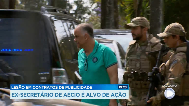 Vídeo: Ex-secretário de Aécio Neves é alvo de ação do Ministério Público