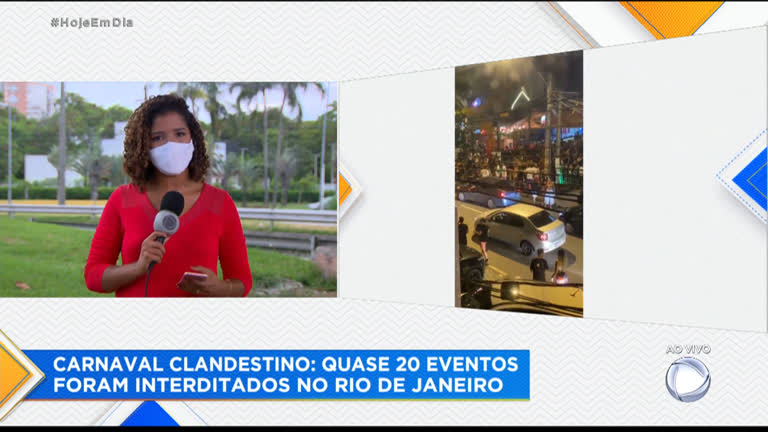 Vídeo: Quase 20 eventos clandestinos são interrompidos no Rio