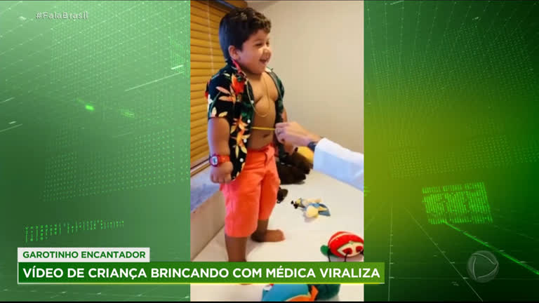 Vídeo: Menino vai ao nutricionista, murcha a barriga e vídeo viraliza