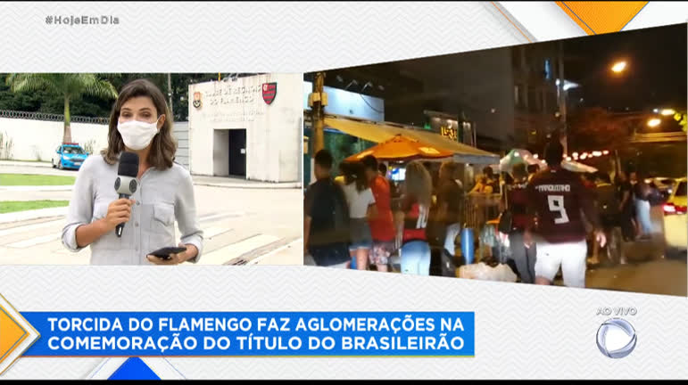 Vídeo: Festa pelo título brasileiro do Flamengo provoca aglomerações no Rio
