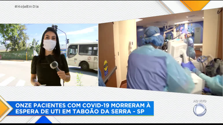 Vídeo: Onze pacientes com covid-19 morrem à espera de leito em Taboão da Serra