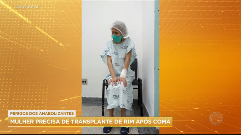 Vídeo: Mulher tem rins comprometidos após complicações por uso de anabolizante