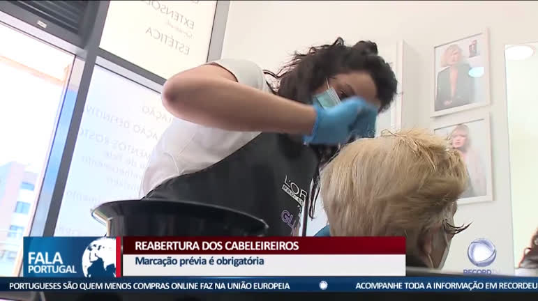 Vídeo: Reabertura dos cabeleireiros