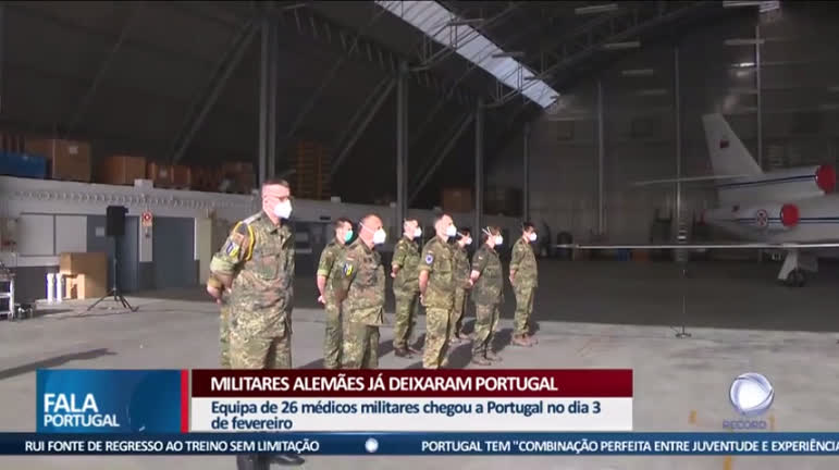 Vídeo: Militares alemães já deixaram Portugal