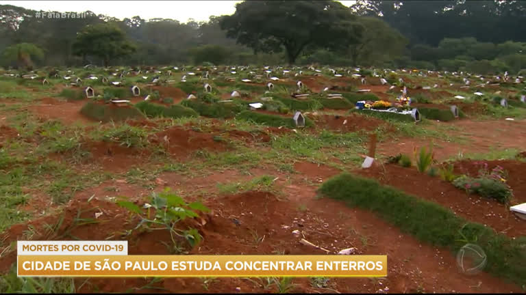 Vídeo: Cidade de SP estuda suspender velórios e concentrar sepultamentos em dois cemitérios