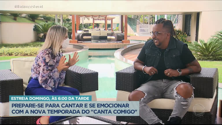 Vídeo: Jurado Marcelo Tchakabum fala da expectativa para a estreia do Canta Comigo 3 neste domingo (25)