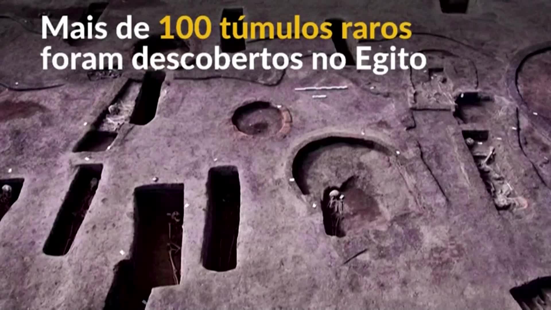 Vídeo: Egito descobre túmulos raros de antes dos faraós