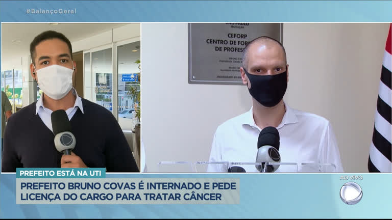 Vídeo: Bruno Covas é transferido para a UTI por conta de sangramento