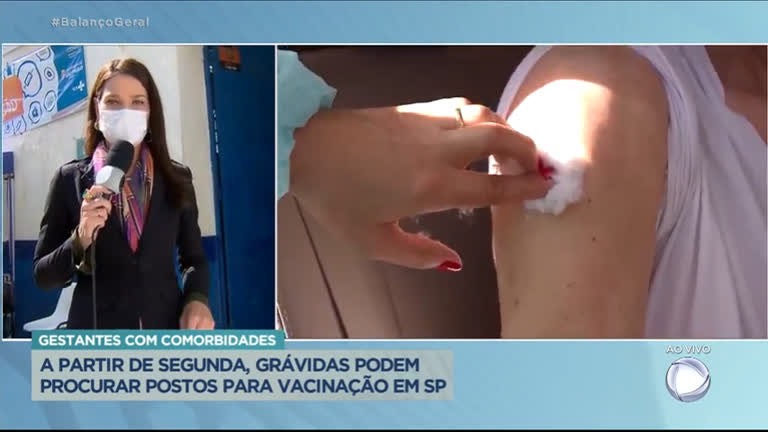 Vídeo: Gestantes com comorbidades poderão ser vacinadas em SP a partir da semana que vem