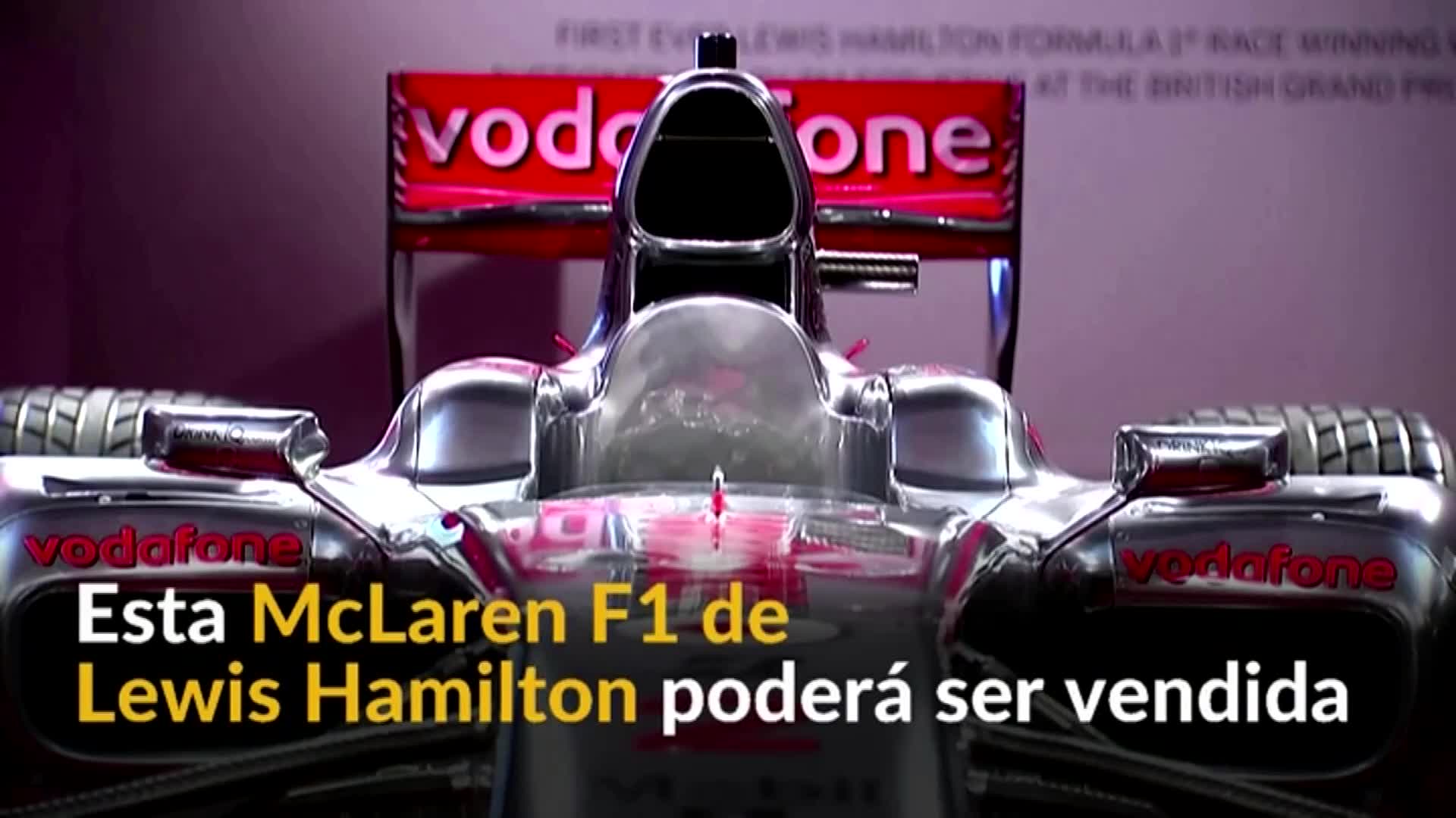 Vídeo: Antiga McLaren de Lewis Hamilton pode ser vendida por até US$ 36 milhões