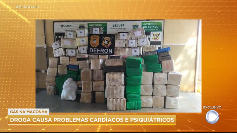 Vídeo: Polícia descobre nova droga que combina maconha e gás de cozinha durante operação no MS
