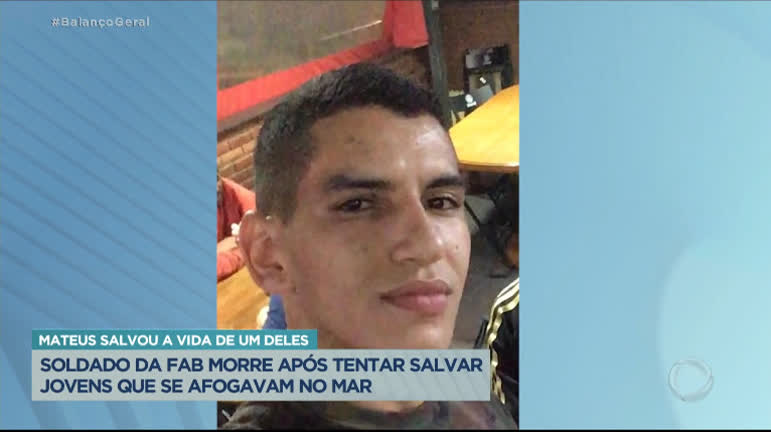 Vídeo: Soldado da FAB morre afogado após tentar resgatar jovens no litoral de SP