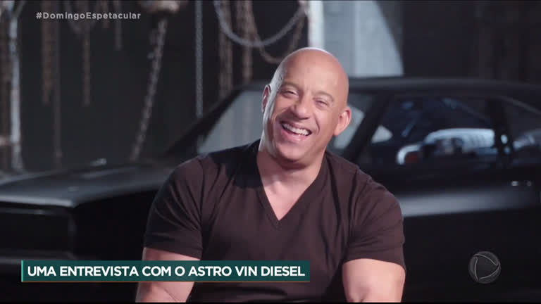 Vídeo: Vin Diesel abre o coração durante entrevista ao Domingo Espetacular