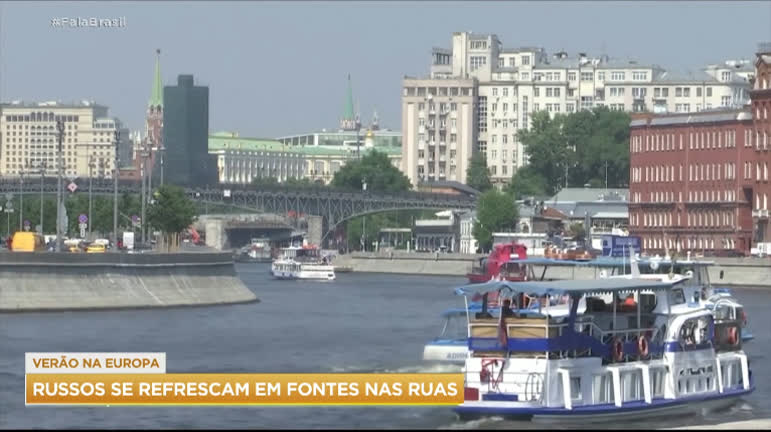 Vídeo: Moscou vive onda de calor