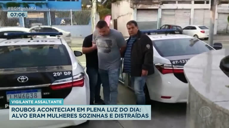 Vídeo: Vigilante é preso após cometer furtos na zona norte do Rio