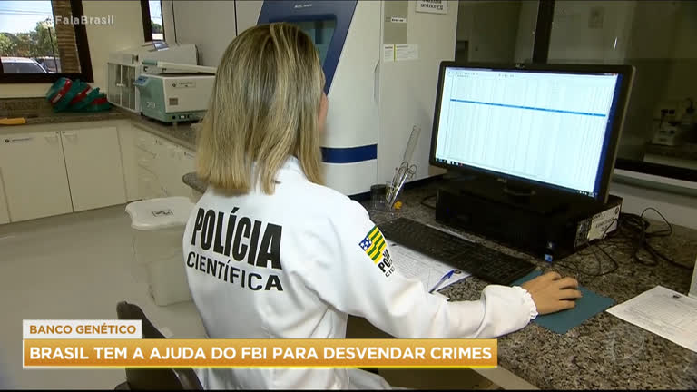 Vídeo: Brasil recebe ajuda do FBI para desvendar crimes por meio do banco genético