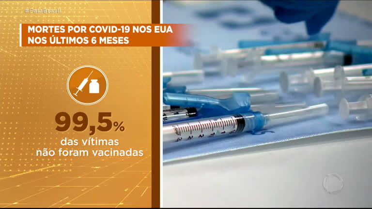 Vídeo: Vítimas da covid-19 nos EUA se recusaram a receber vacina contra a doença