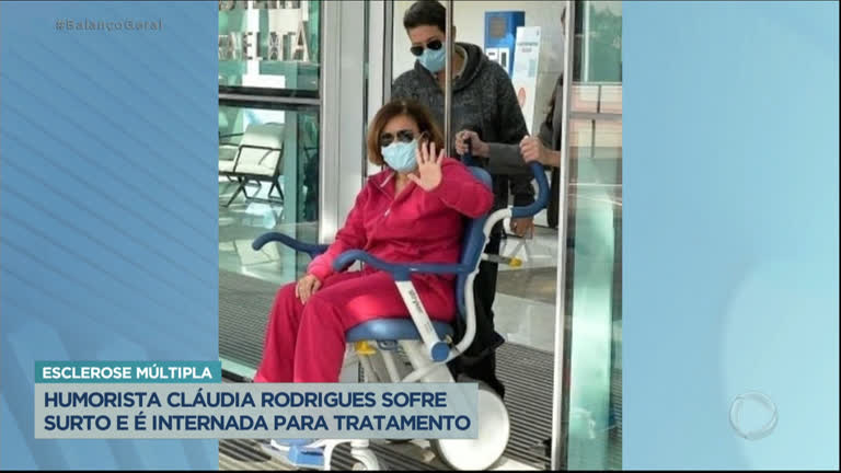 Vídeo: Humorista Claudia Rodrigues é internada em SP após sofrer mal-estar