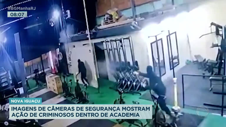 Vídeo: RJ: imagens mostram ação de criminosos que mataram PM em academia