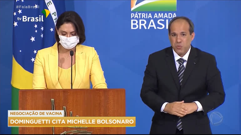 Vídeo: Mensagens apontam possível atuação de Michelle Bolsonaro em negociação de vacinas