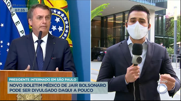 Vídeo: Bolsonaro está hospitalizado em SP para tratar obstrução intestinal