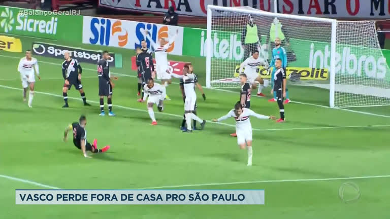Vídeo: Vasco é derrotado pelo São Paulo nas oitavas de final Copa do Brasil