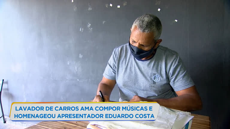 Vídeo: Lavador de carros escreve música para apresentador Eduardo Costa
