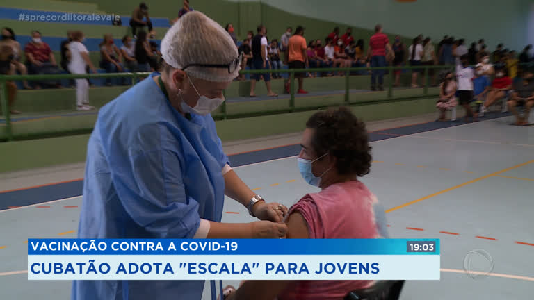 Vídeo: Cubatão escalona vacinação contra à Covid-19