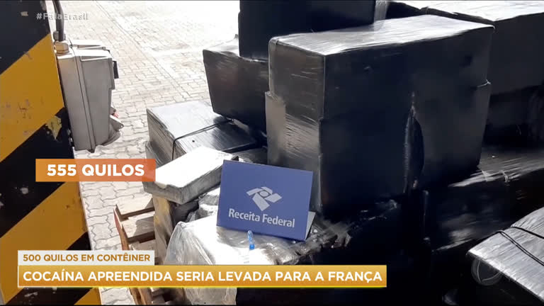 Vídeo: Contêiner de cocaína com destino a França é apreendido no porto de Santos