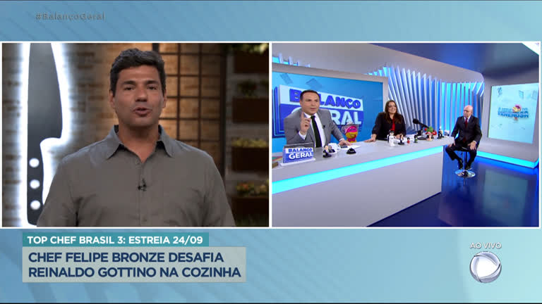 Vídeo: Felipe Bronze desafia Reinaldo Gottino