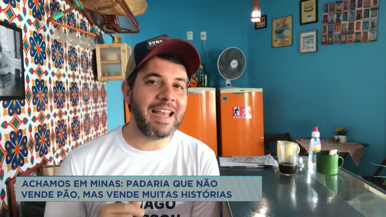 Vídeo: Achamos em Minas: padaria de Divinópolis vende boas histórias
