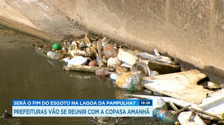 Vídeo: BH processa Copasa por despejo de esgoto na Lagoa da Pampulha