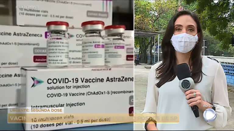 Vídeo: Vacina da Astrazeneca está em falta em 91% dos postos de São Paulo