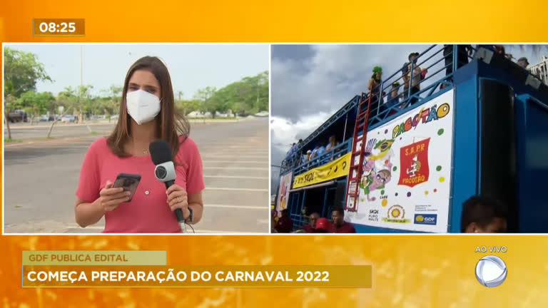 Vídeo: GDF faz chamamento de escolas de samba para o carnaval de 2023