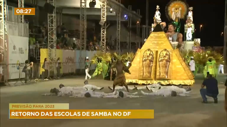 Vídeo: Presidentes de escolas de samba do DF falam da expectativa com o edital de chamamento para o carnaval de 2023