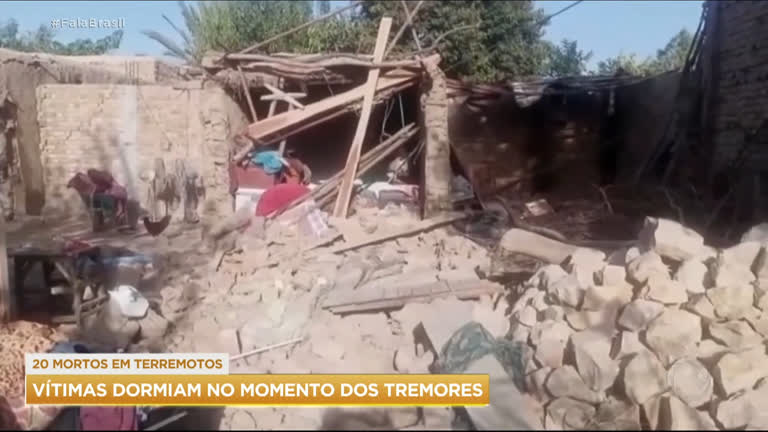 Vídeo: Terremotos no Paquistão deixam pelo menos 20 vítimas fatais