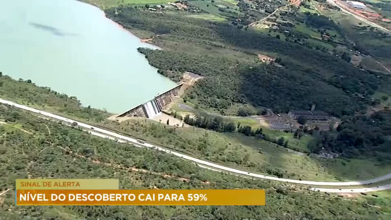 Vídeo: Volume de água do reservatório Descoberto cai para 59%