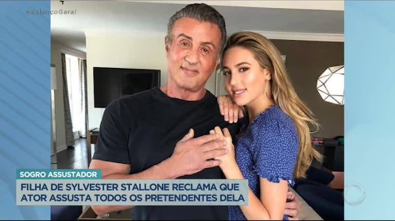Vídeo: Filha de Sylvester Stallone revela que pai assusta pretendentes
