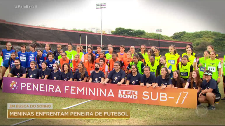 Meninas enfrentam peneira por vaga no Campeonato Paulista sub-17 - RecordTV  - R7 Fala Brasil