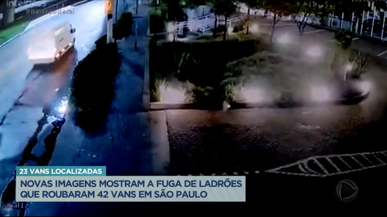 Vídeo: Polícia recupera 23 de 42 vans roubadas de estacionamento na Zona Sul de SP