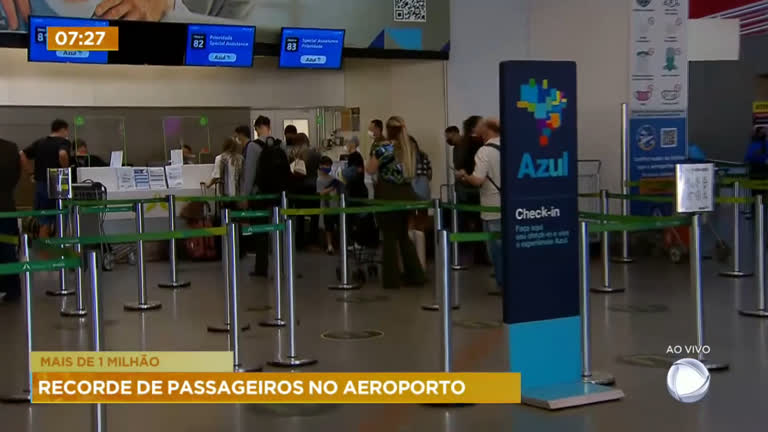 Vídeo: Mês de setembro tem recorde de passageiros no Aeroporto de Brasília, foram cerca de 1 milhão