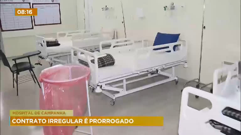 Vídeo: Mesmo com irregularidades, Saúde renova contrato com empresa de hospitais de campanha